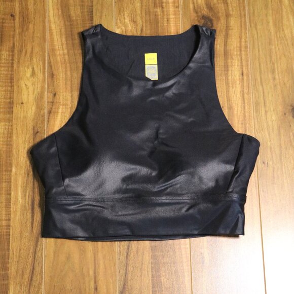 Lole Mile End Crop Top/ Sports Bra Black; Size XS - Picture 2 of 2